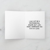 Jij Bent Het Lied In Mijn Hart Feestdagen Kaart (Binnen)