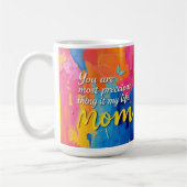 Jij bent het meest kostbare in mijn leven, mam koffiemok (Links)