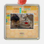 Jij bent het! metalen ornament (Voorkant)