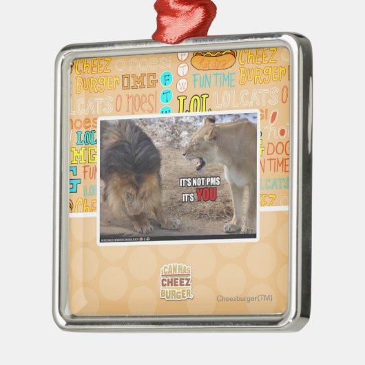 Jij bent het! metalen ornament (Links)