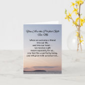 Jij bent het perfecte cadeau voor mij: vriendschap kaart (Gele Bloem)