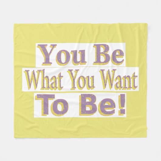 "Jij bent het!" Schattige ontwerp. Bestel nu Fleece Deken (Voorkant (Horizontaal))