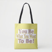 "Jij bent het!" Schattige ontwerp. Bestel nu Tote Bag (Voorkant)