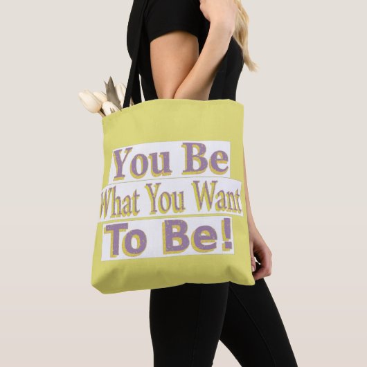 "Jij bent het!" Schattige ontwerp. Bestel nu Tote Bag (Dichtbij)