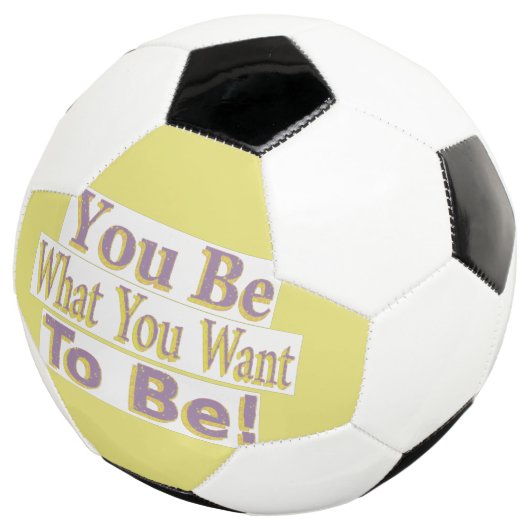 "Jij bent het!" Schattige ontwerp. Bestel nu Voetbal (Drie kwart)