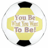 "Jij bent het!" Schattige ontwerp. Bestel nu Voetbal (Voorkant)