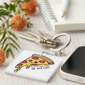 Jij bent het stukje van mijn leven sleutelhanger (Voorkant Rechts)