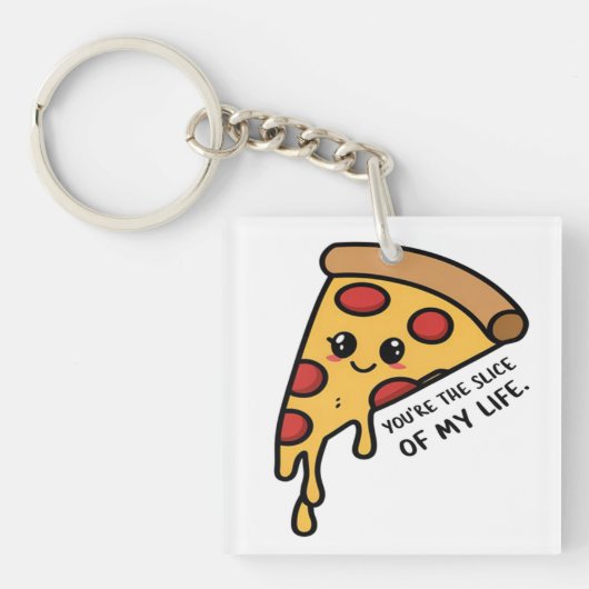 Jij bent het stukje van mijn leven sleutelhanger (voorkant)