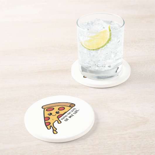 Jij bent het stukje van mijn leven zandsteen onderzetter (Zijkant)