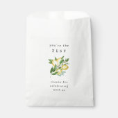 Jij bent het Zest Lemon Vrijgezellenfeest Bedankzakje (Voorkant)