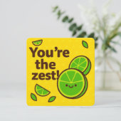 Jij bent het Zest Wenskaart Feestdagenkaart (Staand voorkant)