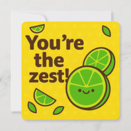 Jij bent het Zest Wenskaart Feestdagenkaart