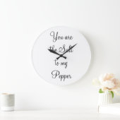Jij bent het zout van mijn Pepper Wall Clock Grote Klok (Huis)