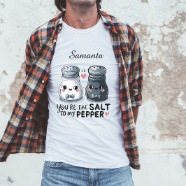 "Jij bent het zout voor mijn peper" Custom Mannen' T-shirt