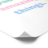 Jij bent in staat tot geweldige dingen Poster voor (Hoek)