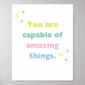 Jij bent in staat tot geweldige dingen Poster voor (Voorkant)