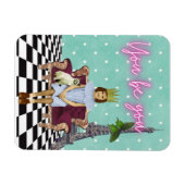 Jij bent je machtiger om meisjes Pop kunst te make Magneet (Horizontaal)