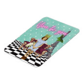 Jij bent je machtiger om meisjes Pop kunst te make Magneet (Linkerzijde)