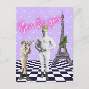 Jij Bent Jij Empowerende Pop Art Briefkaart