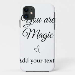 Jij bent magie voeg je tekst afbeelding toe aangep Case-Mate iPhone case