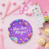 Jij bent magisch!" grillige party-Borden Papieren Bordje (Feest)