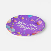 Jij bent magisch!" grillige party-Borden Papieren Bordje (Gekanteld)