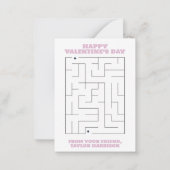 Jij bent Magnetic Magnet Design Classroom Valentij Notitiekaartje (Achterkant)