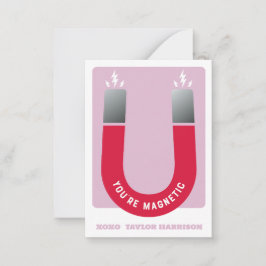 Jij bent Magnetic Magnet Design Classroom Valentij Notitiekaartje