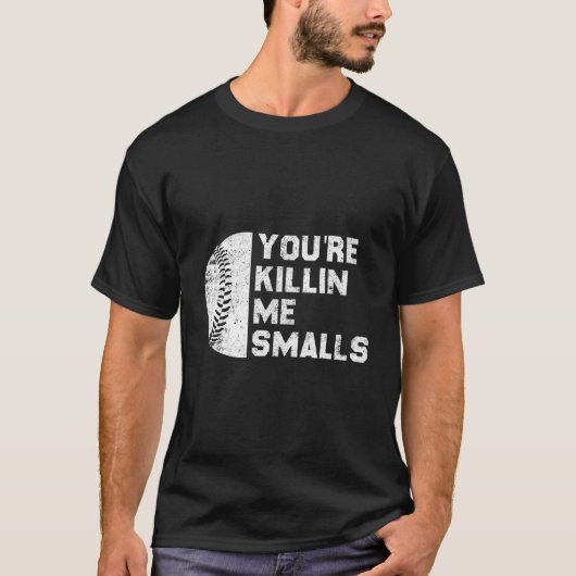 Jij bent mij Smalls Baseball Game Day Grappig T-shirt (Voorkant)
