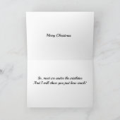 JIJ BENT MIJN **#1** HART/LIEFDE KERST KAART (Binnen)