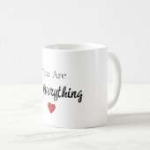 Jij Bent Mijn Alles Hart Koffiemok (Voorkant rechts)