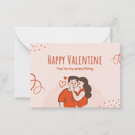 Jij bent mijn alles notitiekaartje (Voorkant)