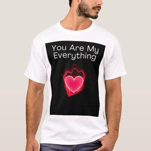 Jij bent mijn alles valentijn paar t-shirts (Voorkant)