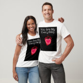Jij bent mijn alles valentijnsdag koppel T-shirts (Unisex)