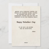 Jij bent mijn anker Happy Valentijns Feestdagenkaart (Achterkant)