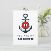 Jij Bent Mijn Anker Kaart (Staand voorkant)