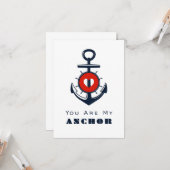 Jij Bent Mijn Anker Kaart (Voorkant / Achterkant in situ)