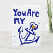 Jij bent mijn anker Wenskaart Kaart (Voorkant)