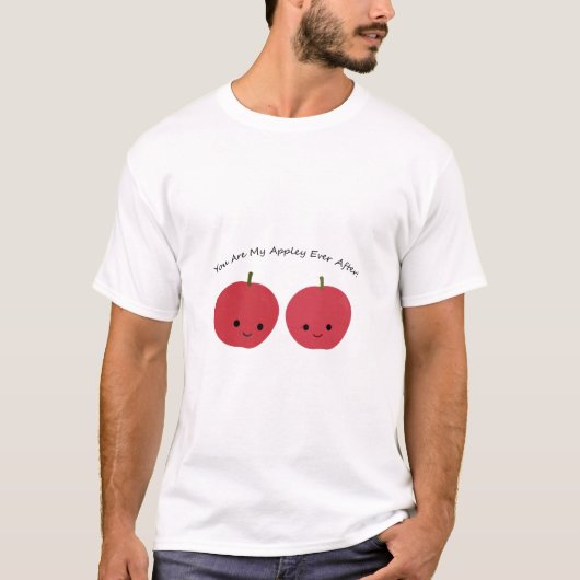 Jij bent mijn Appelig Einde van het Liedje Appels T-shirt (Voorkant)