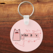 Jij bent mijn Baby-Sleutelhanger Sleutelhanger (Voorkant)