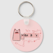 Jij bent mijn Baby-Sleutelhanger Sleutelhanger (Achterkant)