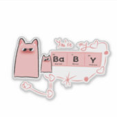 Jij bent mijn Baby Vinyl Sticker (Voorkant)