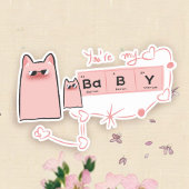 Jij bent mijn Baby Vinyl Sticker