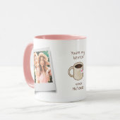 Jij bent mijn Bestea 2-foto beste vriend geschenk Mok (Voorkant links)