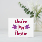 Jij bent mijn Bestie Briefkaart (Staand voorkant)