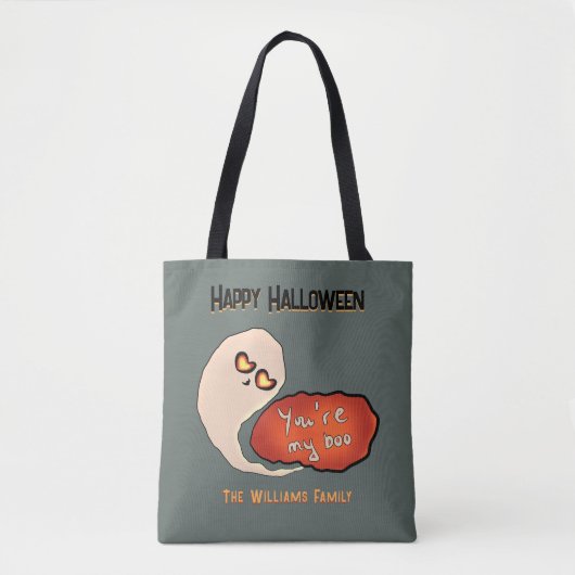 Jij bent mijn boek | Schattigee Halloween Tote Bag (Voorkant)