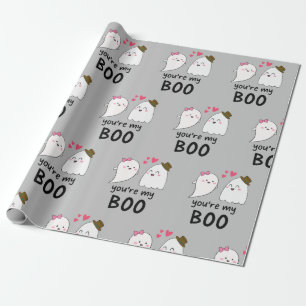 Jij bent mijn Boo Halloween Ghost Kawaii Cute Cadeaupapier