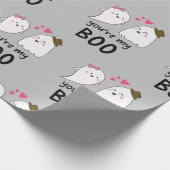Jij bent mijn Boo Halloween Ghost Kawaii Cute Cadeaupapier (Hoek)