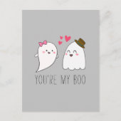 Jij bent mijn Boo Halloween Kawaii Ghost Cute Briefkaart (Voorkant)