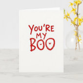 Jij Bent Mijn Boo Kaart (Gele Bloem)